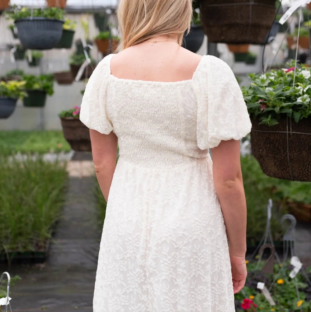 Ivory Lace Dress - Picture 2 of 4